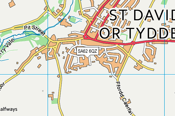 SA62 6QZ map - OS VectorMap District (Ordnance Survey)