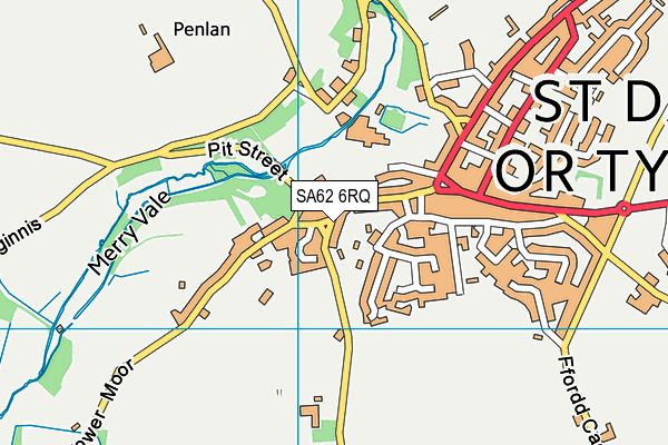 SA62 6RQ map - OS VectorMap District (Ordnance Survey)