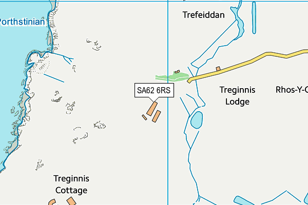 SA62 6RS map - OS VectorMap District (Ordnance Survey)