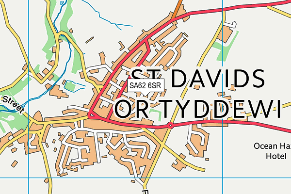 SA62 6SR map - OS VectorMap District (Ordnance Survey)