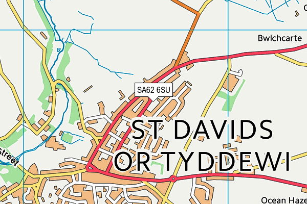 SA62 6SU map - OS VectorMap District (Ordnance Survey)