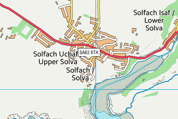 SA62 6TA map - OS VectorMap District (Ordnance Survey)