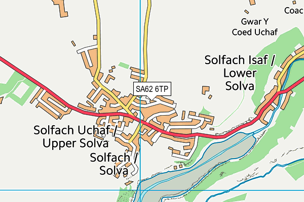 SA62 6TP map - OS VectorMap District (Ordnance Survey)