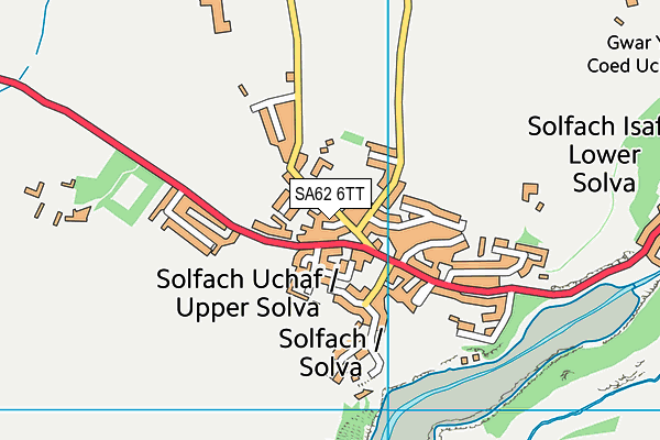 SA62 6TT map - OS VectorMap District (Ordnance Survey)