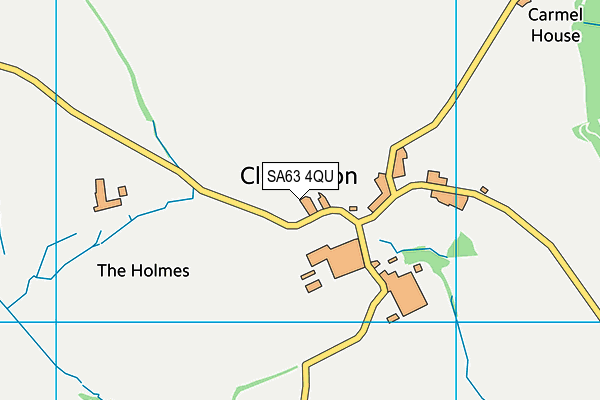 SA63 4QU map - OS VectorMap District (Ordnance Survey)