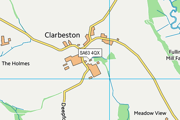 SA63 4QX map - OS VectorMap District (Ordnance Survey)