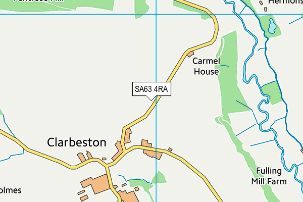 SA63 4RA map - OS VectorMap District (Ordnance Survey)