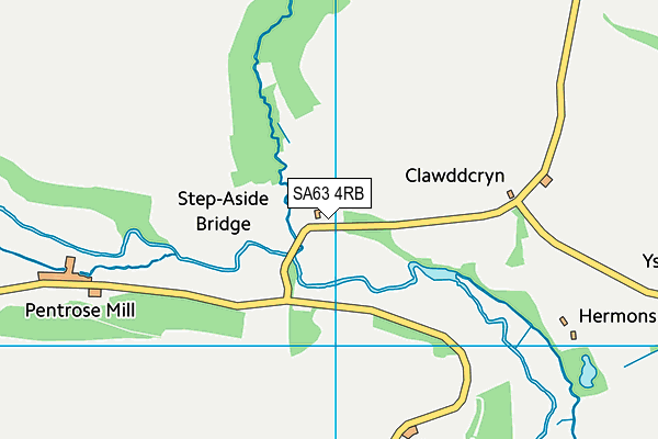 SA63 4RB map - OS VectorMap District (Ordnance Survey)