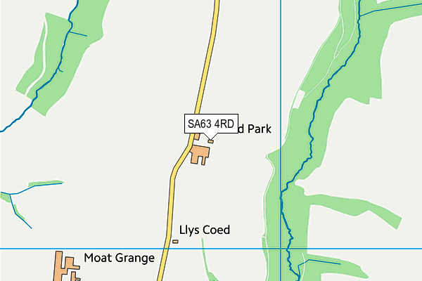 SA63 4RD map - OS VectorMap District (Ordnance Survey)