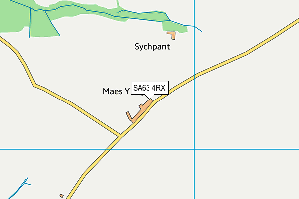 SA63 4RX map - OS VectorMap District (Ordnance Survey)