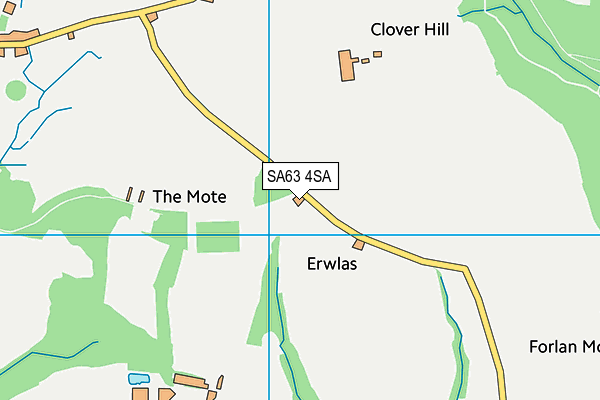 SA63 4SA map - OS VectorMap District (Ordnance Survey)