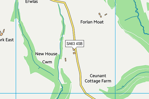 SA63 4SB map - OS VectorMap District (Ordnance Survey)