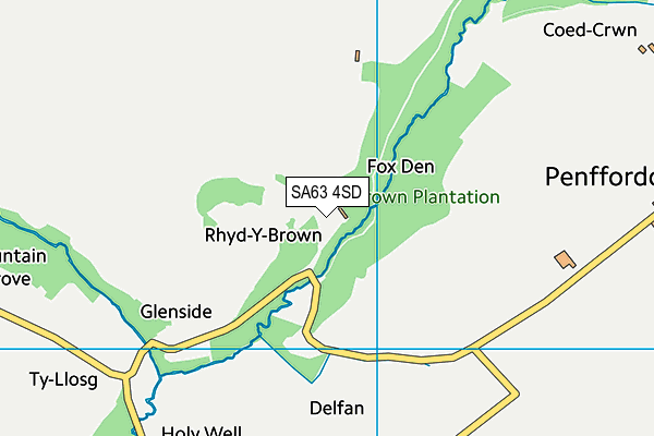 SA63 4SD map - OS VectorMap District (Ordnance Survey)