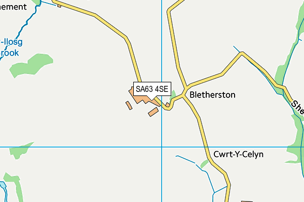 SA63 4SE map - OS VectorMap District (Ordnance Survey)