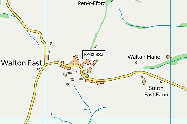 SA63 4SJ map - OS VectorMap District (Ordnance Survey)