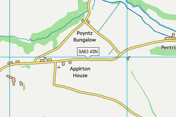 SA63 4SN map - OS VectorMap District (Ordnance Survey)