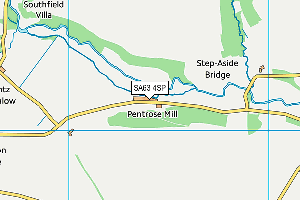 SA63 4SP map - OS VectorMap District (Ordnance Survey)