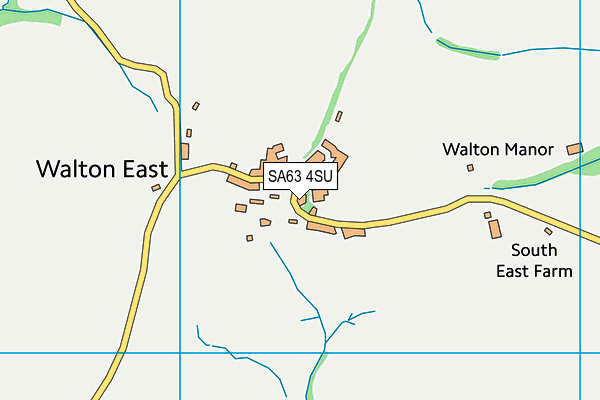 SA63 4SU map - OS VectorMap District (Ordnance Survey)