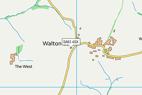 SA63 4SX map - OS VectorMap District (Ordnance Survey)