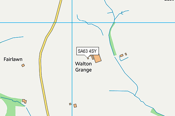 SA63 4SY map - OS VectorMap District (Ordnance Survey)