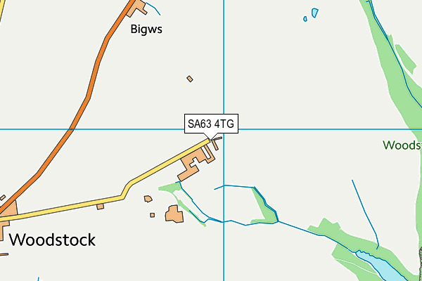 SA63 4TG map - OS VectorMap District (Ordnance Survey)