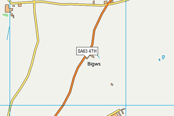 SA63 4TH map - OS VectorMap District (Ordnance Survey)