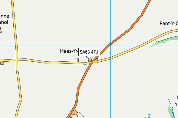 SA63 4TJ map - OS VectorMap District (Ordnance Survey)