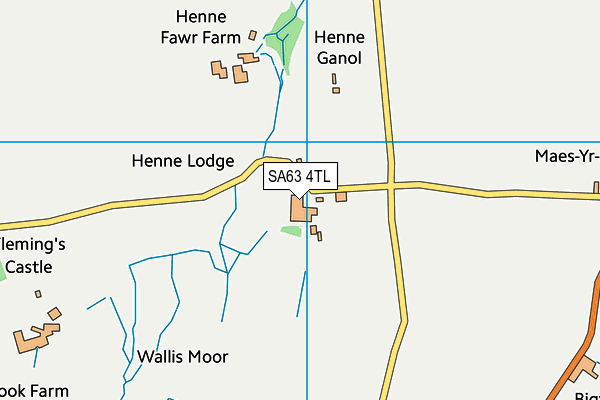 SA63 4TL map - OS VectorMap District (Ordnance Survey)