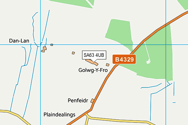 SA63 4UB map - OS VectorMap District (Ordnance Survey)