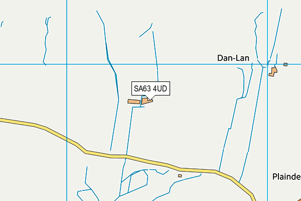 SA63 4UD map - OS VectorMap District (Ordnance Survey)