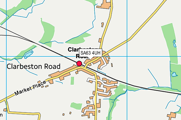 SA63 4UH map - OS VectorMap District (Ordnance Survey)