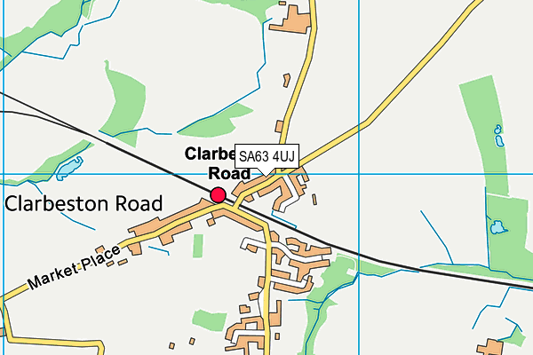 SA63 4UJ map - OS VectorMap District (Ordnance Survey)