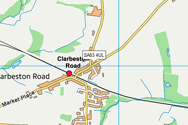 SA63 4UL map - OS VectorMap District (Ordnance Survey)