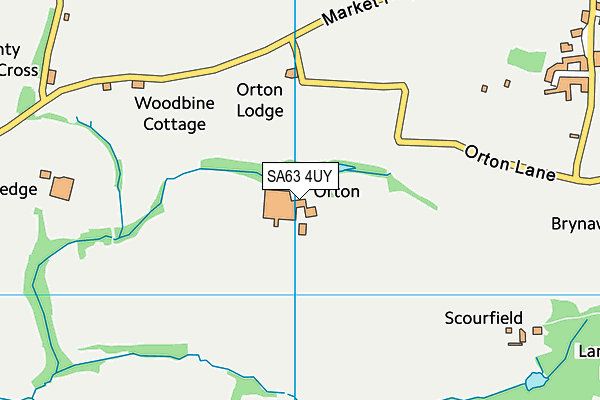 SA63 4UY map - OS VectorMap District (Ordnance Survey)