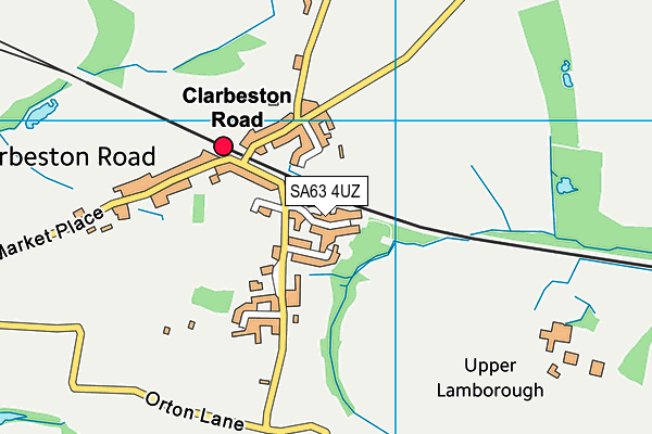 SA63 4UZ map - OS VectorMap District (Ordnance Survey)