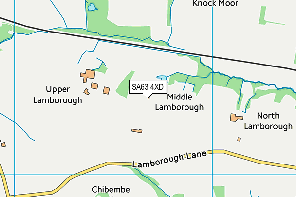 SA63 4XD map - OS VectorMap District (Ordnance Survey)