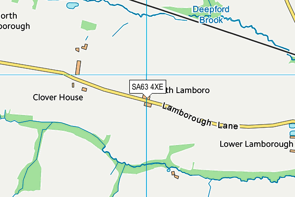 SA63 4XE map - OS VectorMap District (Ordnance Survey)