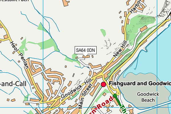 SA64 0DN map - OS VectorMap District (Ordnance Survey)