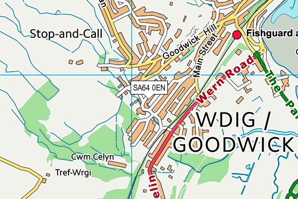 SA64 0EN map - OS VectorMap District (Ordnance Survey)