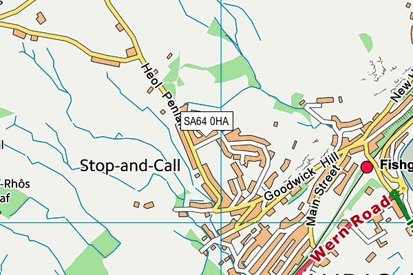 SA64 0HA map - OS VectorMap District (Ordnance Survey)
