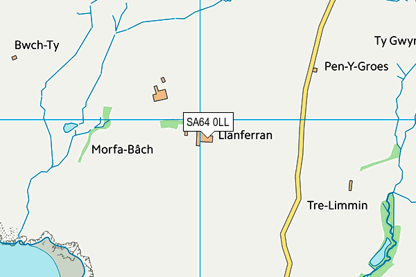 SA64 0LL map - OS VectorMap District (Ordnance Survey)