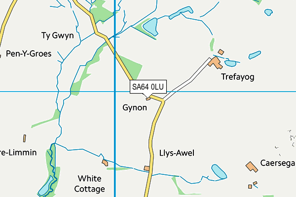 SA64 0LU map - OS VectorMap District (Ordnance Survey)