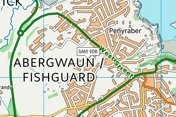 Ysgol Glannau Gwaun map (SA65 9DB) - OS VectorMap District (Ordnance Survey)