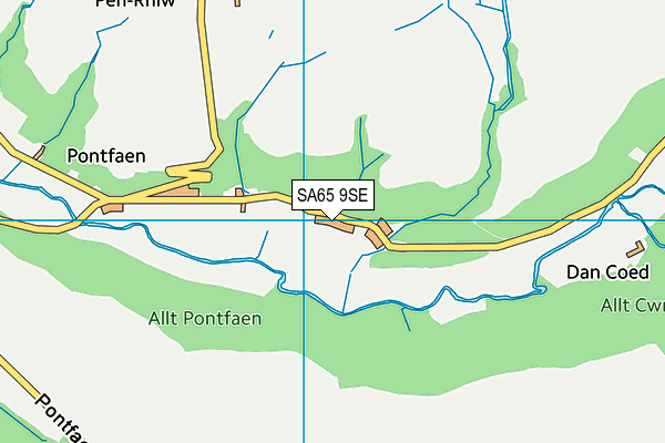 Ysgol Llanychllwydog map (SA65 9SE) - OS VectorMap District (Ordnance Survey)