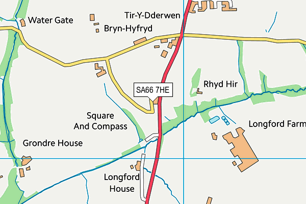 SA66 7HE map - OS VectorMap District (Ordnance Survey)