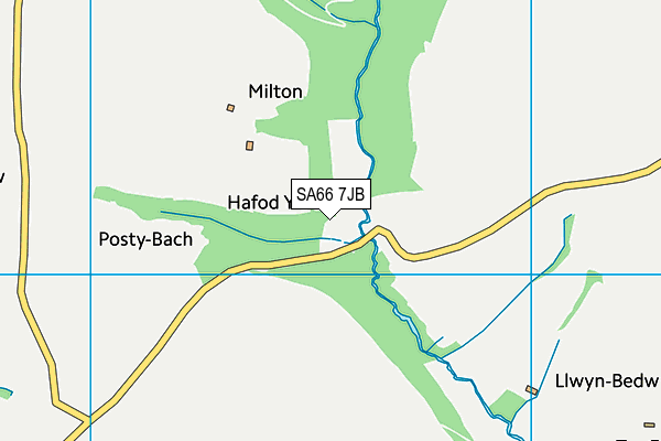 SA66 7JB map - OS VectorMap District (Ordnance Survey)