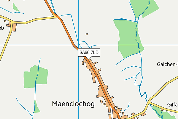 SA66 7LD map - OS VectorMap District (Ordnance Survey)