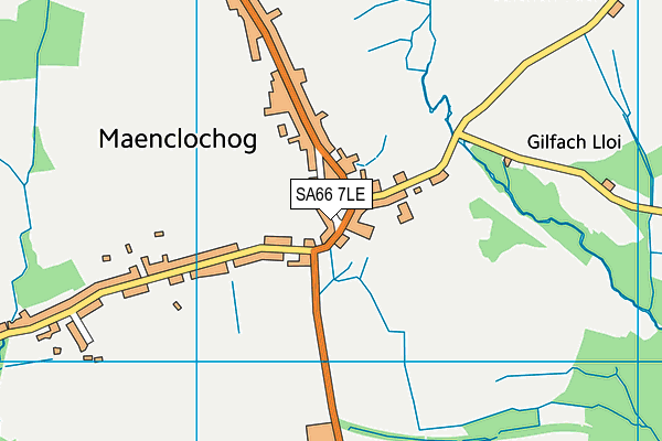SA66 7LE map - OS VectorMap District (Ordnance Survey)