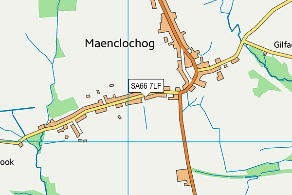 SA66 7LF map - OS VectorMap District (Ordnance Survey)