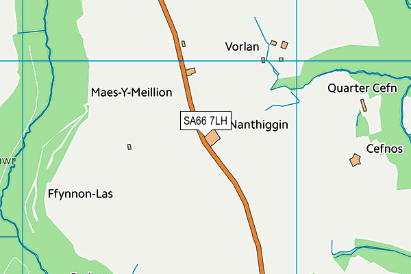 SA66 7LH map - OS VectorMap District (Ordnance Survey)